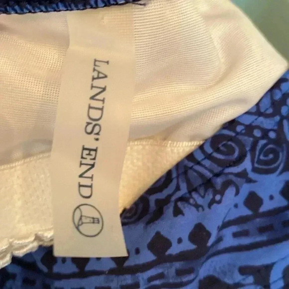 Lands End bathing suit top - size 8 - blue - Tankini top - like new - Picture 4 of 7